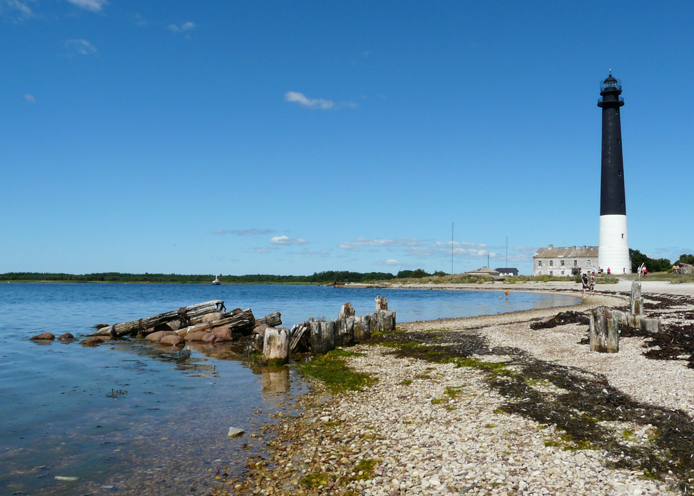 Leuchturm Sörve Säär auf Saaremaa / Estland