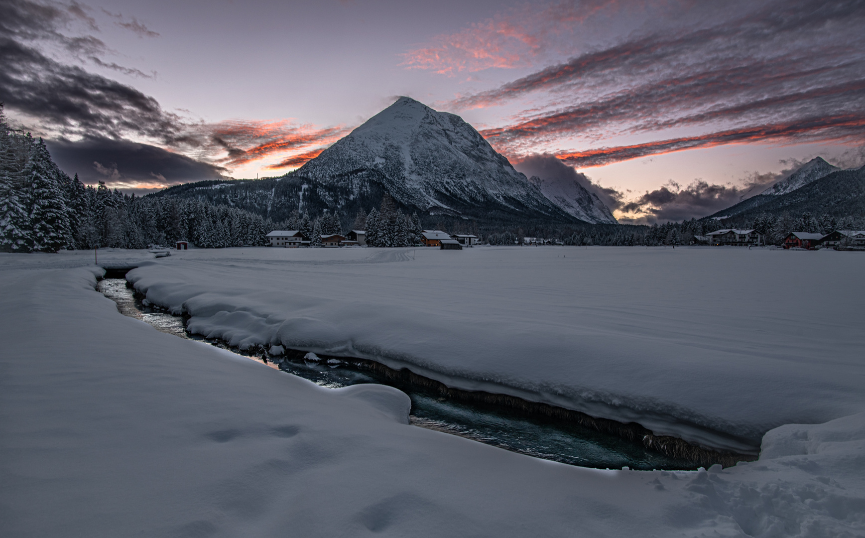 Leutasch im Winter 