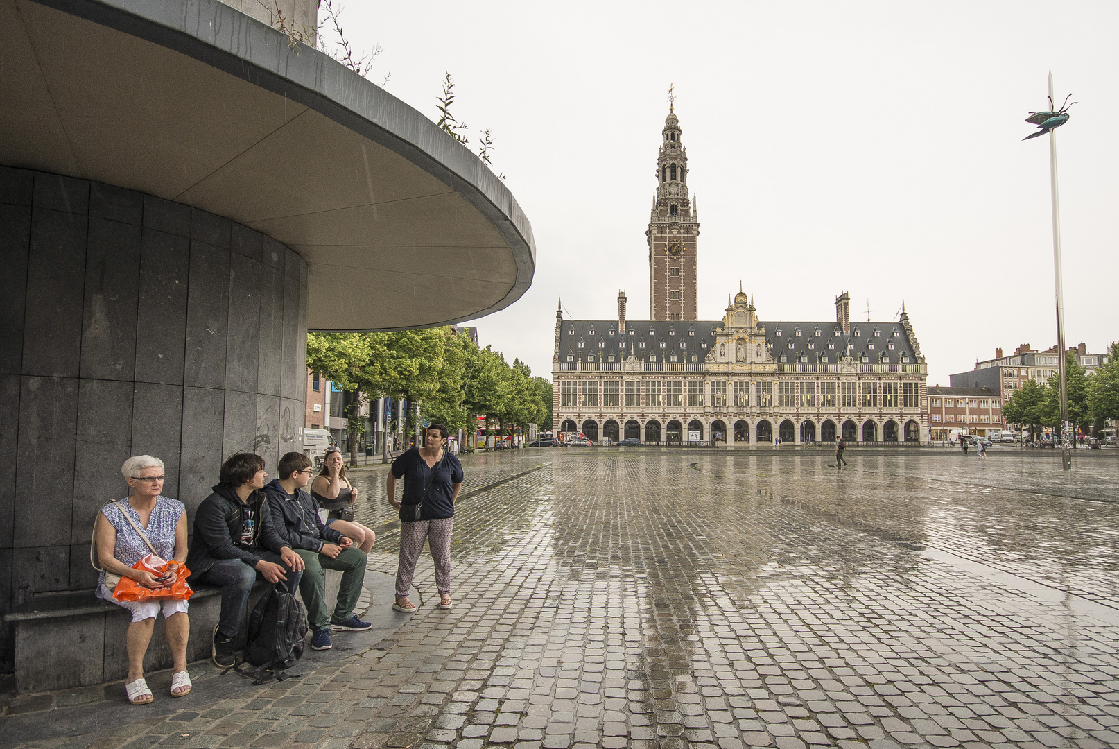 Leuven - Ladeuzeplein - University Library - 01