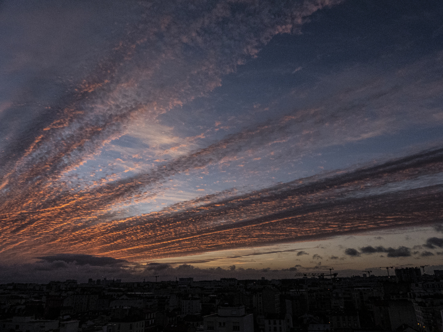 Levé de soleil sur Ile de France