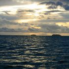 Levé de soleil sur l'île de la martinique