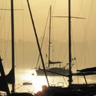 levée du jour au barrage d'Arzal (Morbihan)