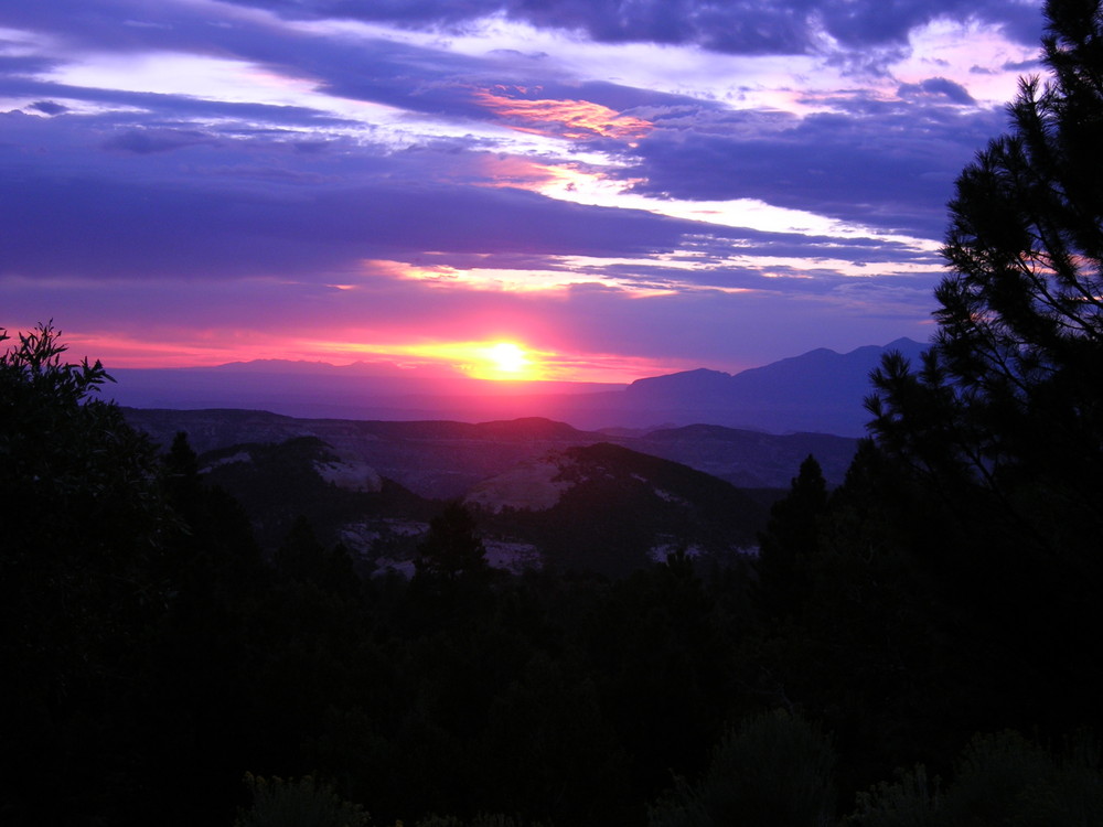 lever de soleil à Bryce N.P. usa