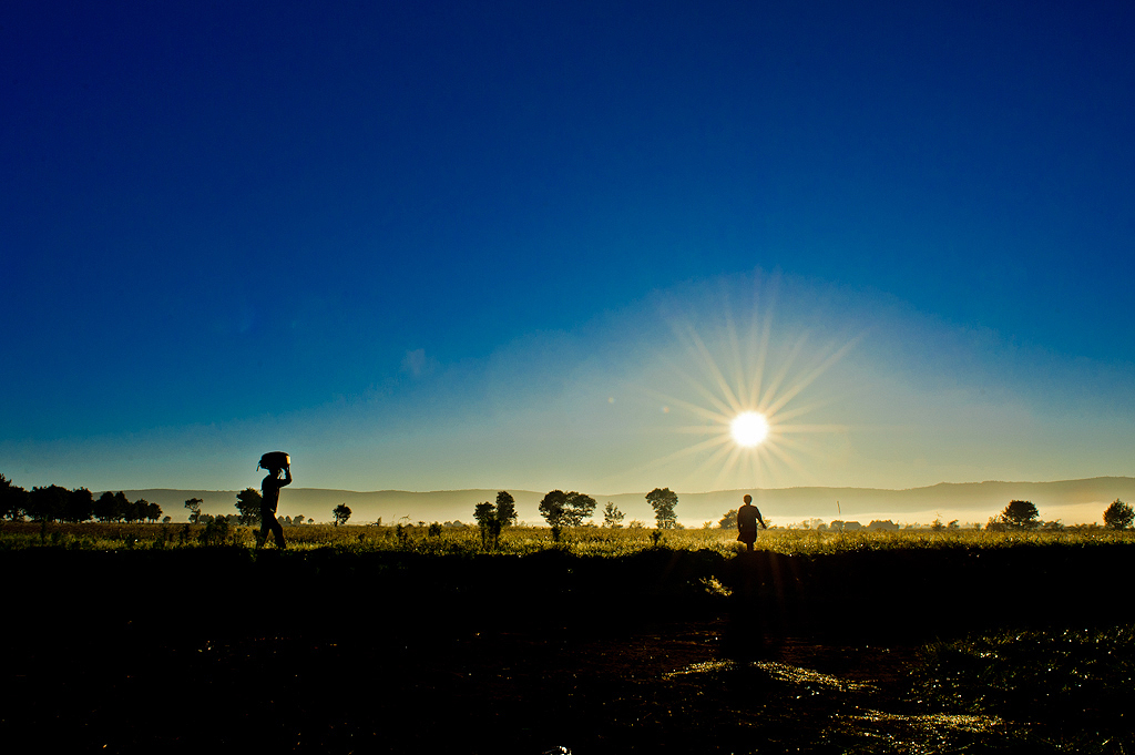 Lever de soleil à Imerimitatra