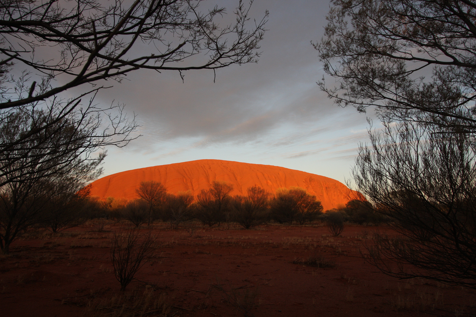 lever de soleil à ULURU