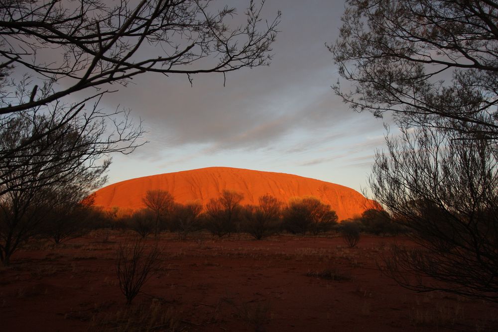 lever de soleil à ULURU de michel64 