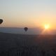 Lever de soleil au gr du vent en Cappadoce