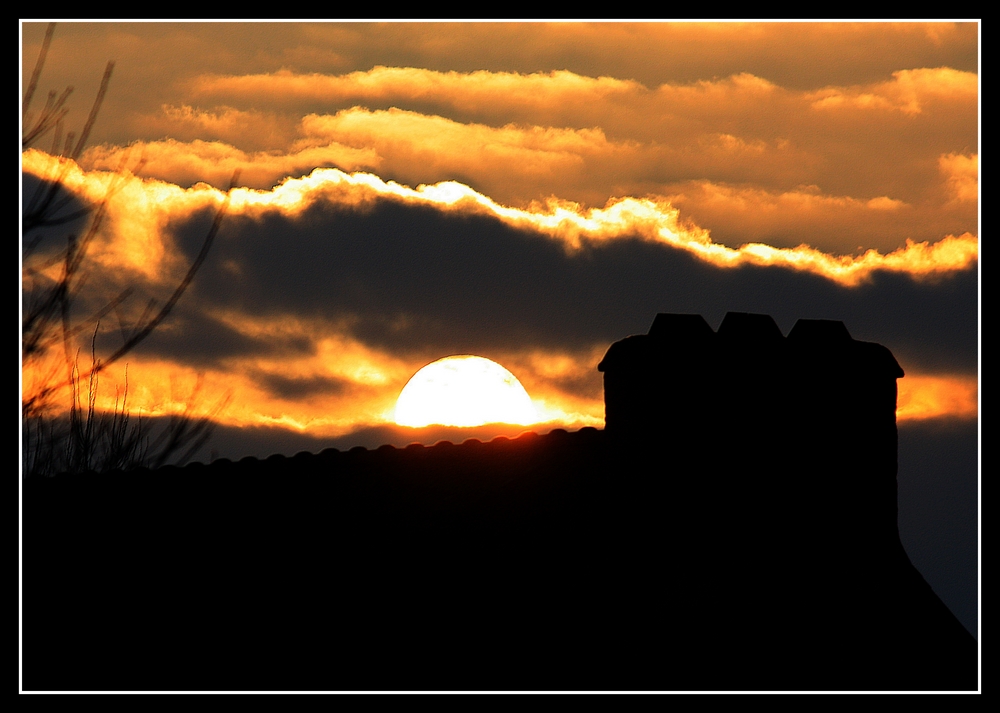 " Lever de soleil au mois de février "