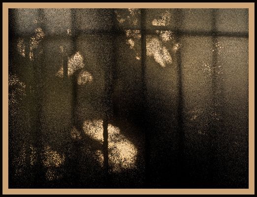 Lever de soleil derrière verre cathédrale