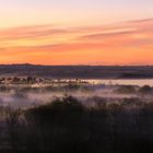 Lever de soleil en Aveyron.