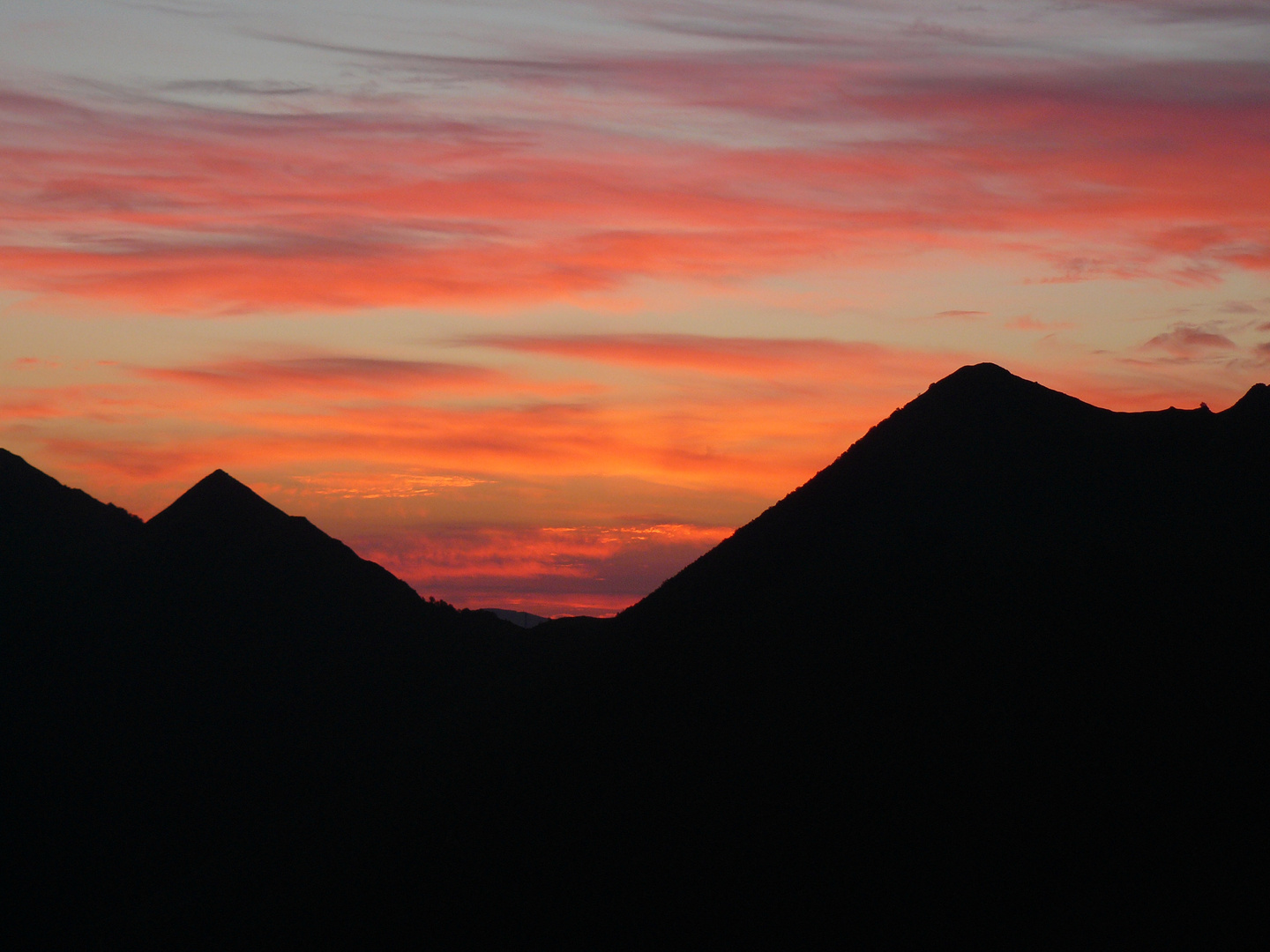 Lever de soleil en Couserans.