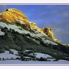 lever de soleil sur la Dent de Crolles