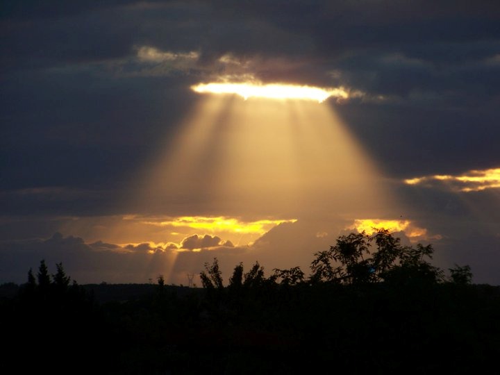 lever de soleil sur le Beaujolais