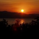 Lever de soleil sur le Golfe de Corinthe