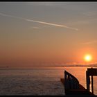 Lever de soleil sur le lac du Der