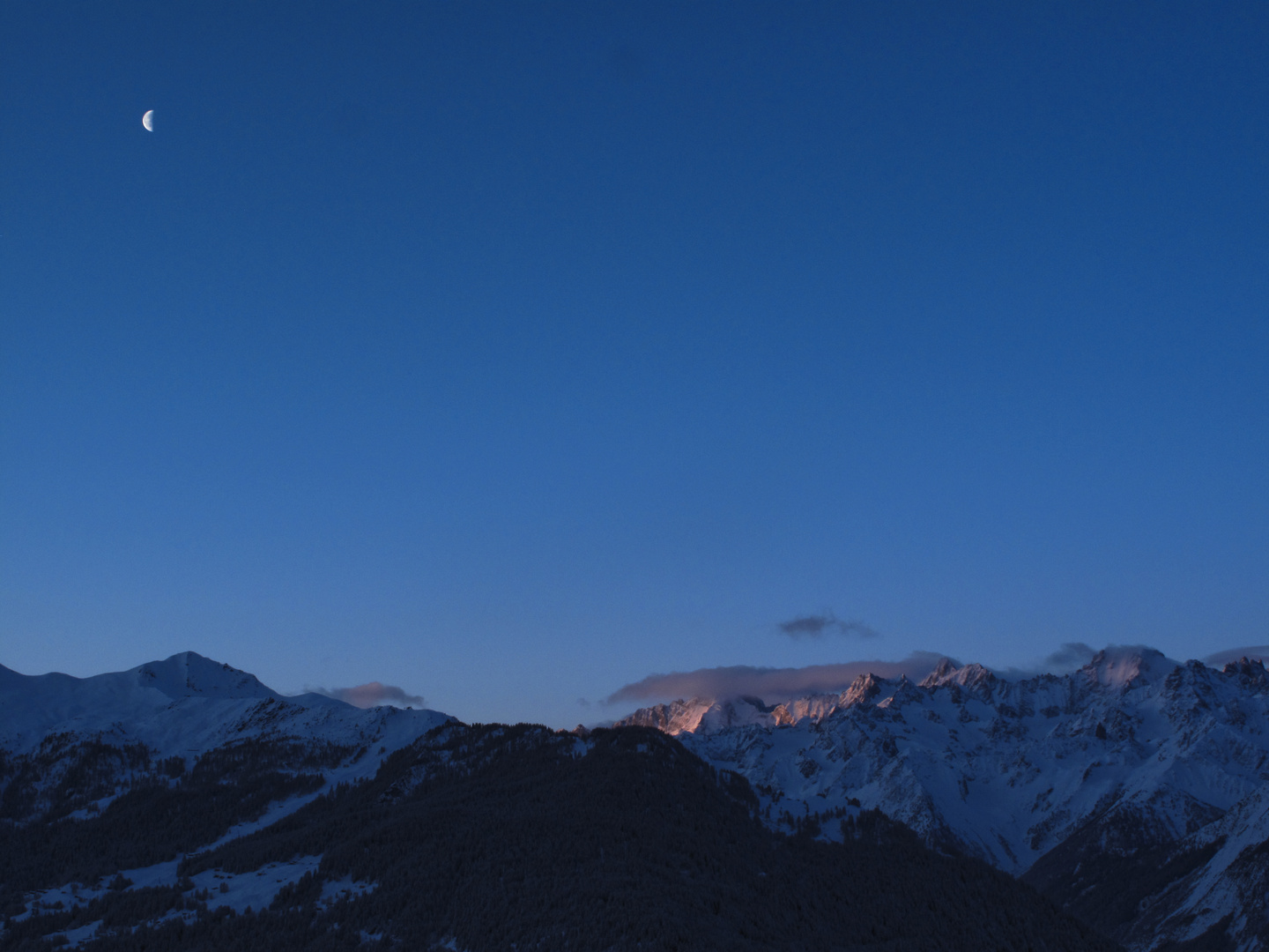 lever de soleil sur le trient