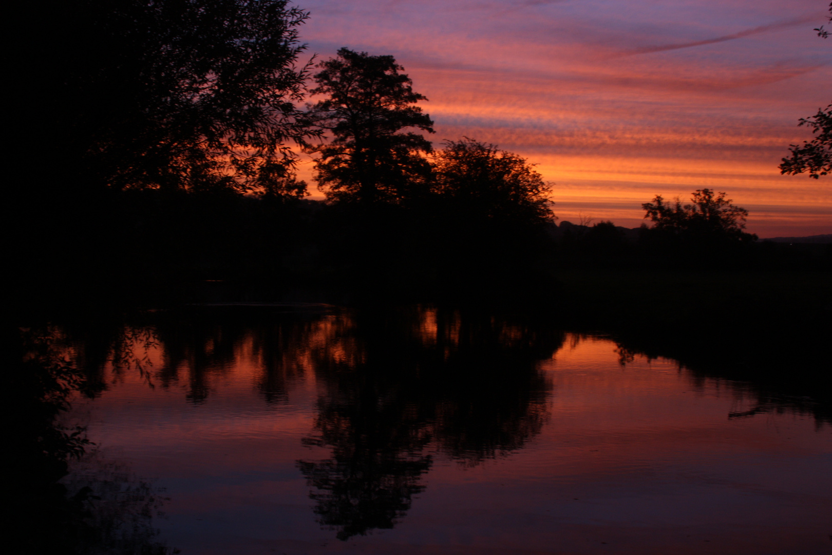 Lever de soleil sur l'Epte