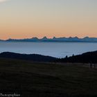 lever de soleil sur les Alpes 