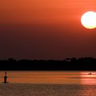 lever de soleil sur l'estuaire de la Loire