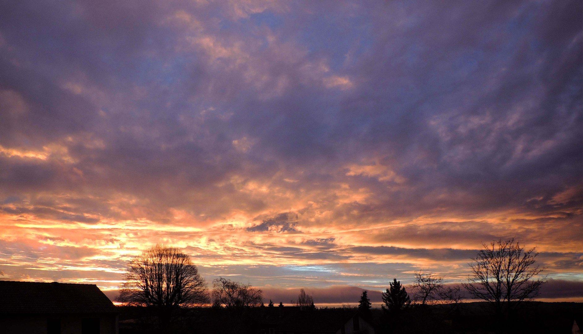 Lever de soleil un 1 er janvier