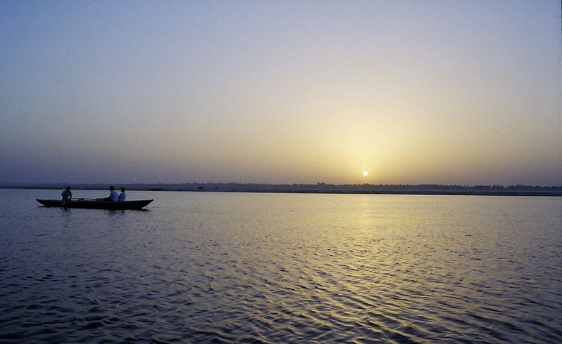 Lever du jour à Benares