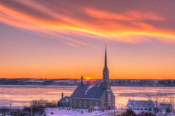 Lever du jour flamboyant