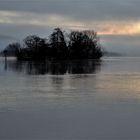 Lever du jour sur la Seine à Vernon