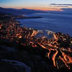 Lever du jour sur Monaco et les portes de l'Italie