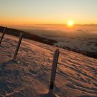 Lever du soleil au Chasseral