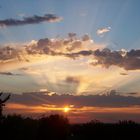 lever du soleil en Beaujolais