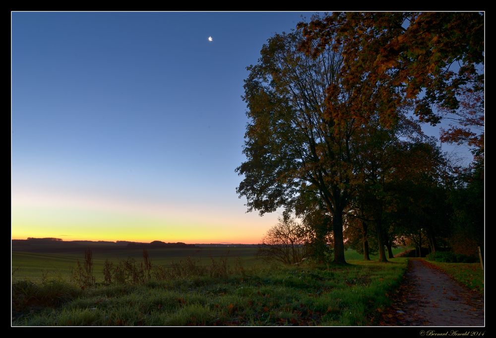 Lever sur l'automne