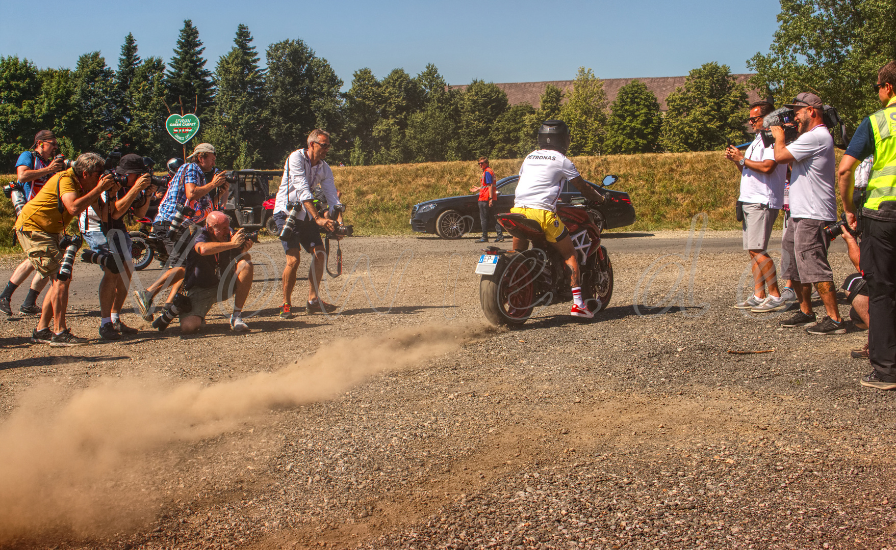 Lewis Hamilton am 30.06.2019 beim Formel 1 Rennen in Spielberg