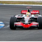 Lewis Hamilton am Deutschland GP Hockenheim 2008