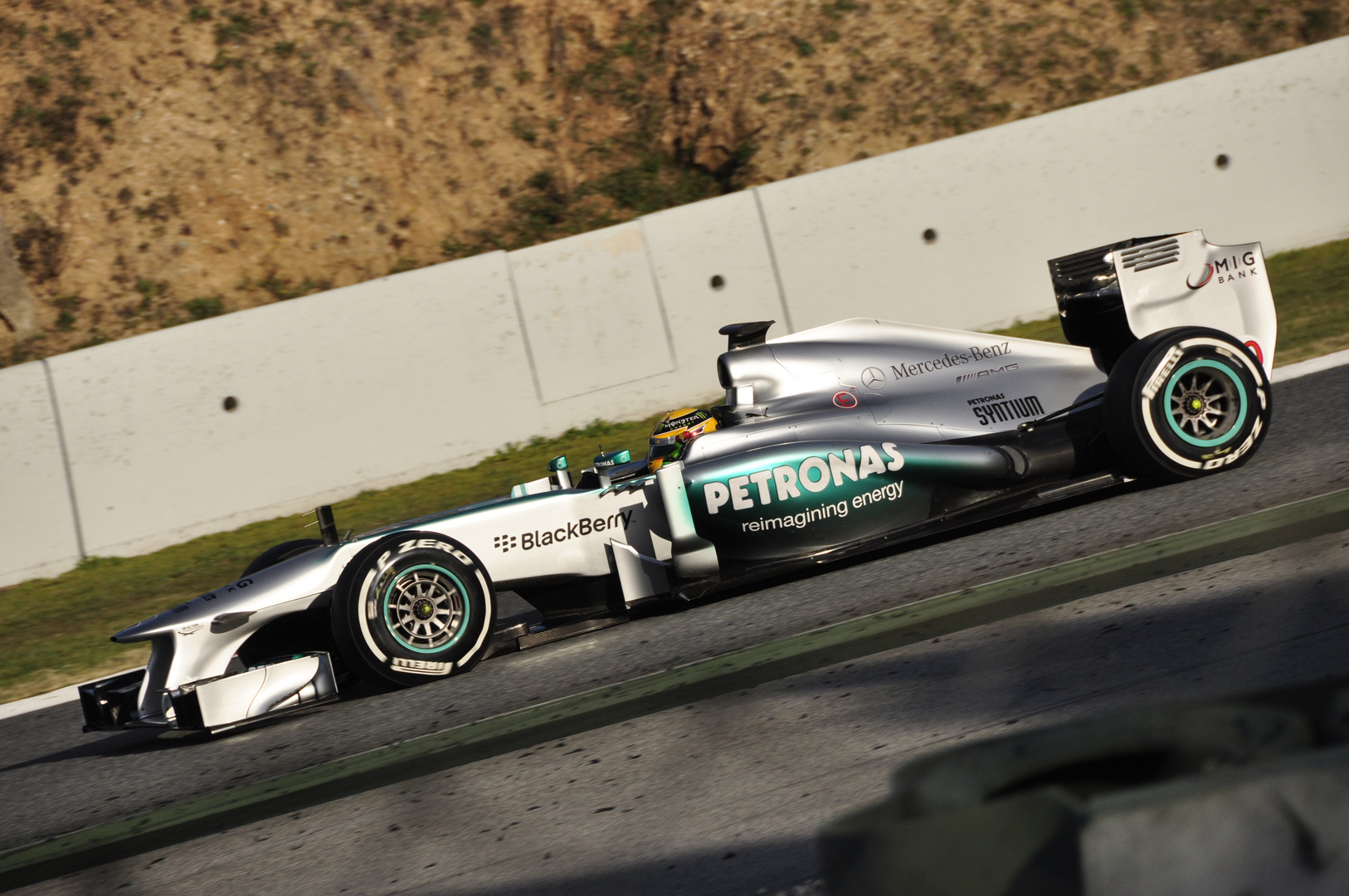 Lewis Hamilton @ F1 Testdays, Barcelona 2013