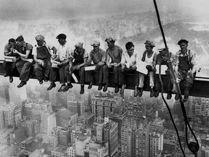 Lewis Hine - nyc empire, 1935