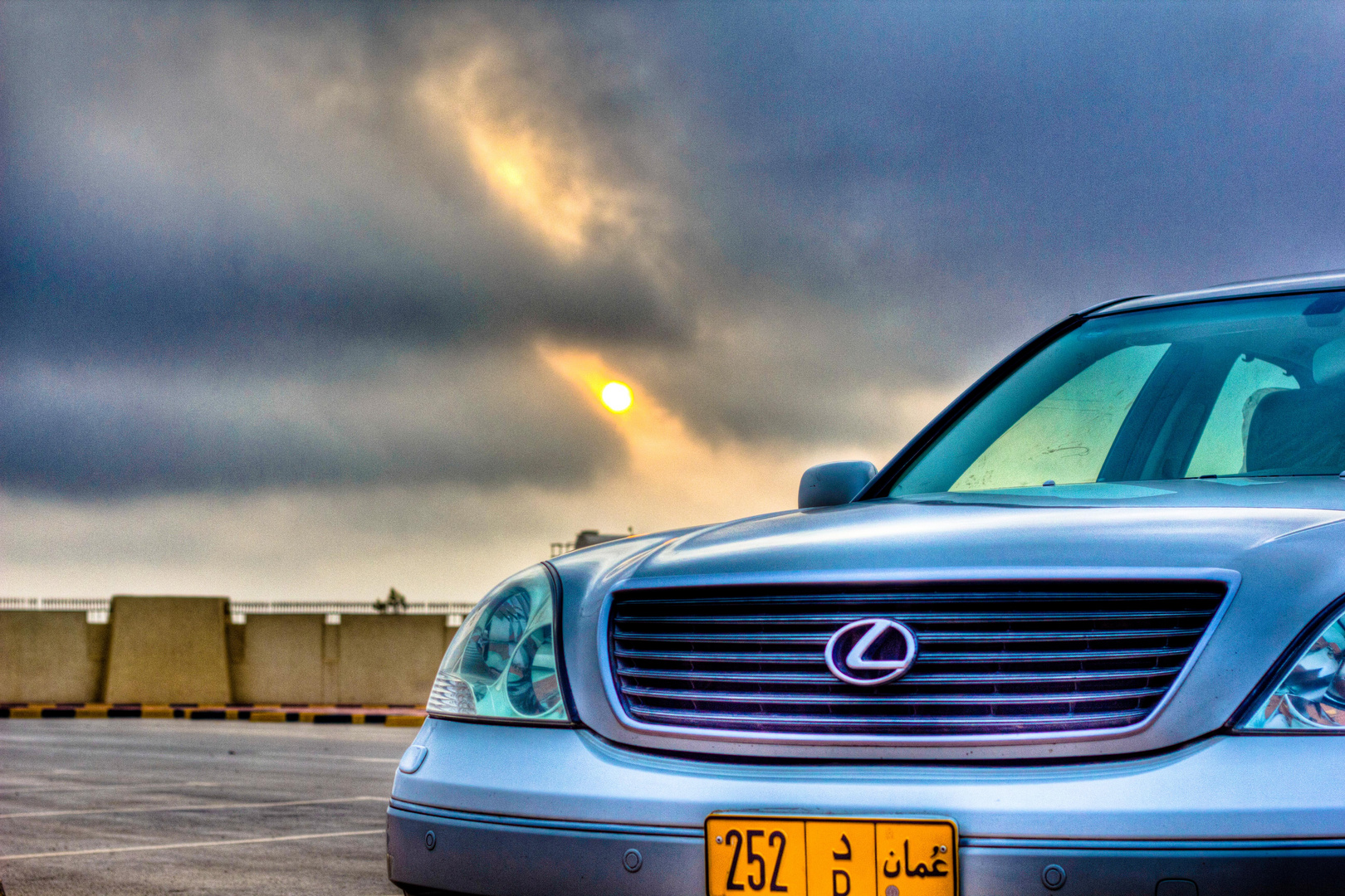 Lexus at sunset