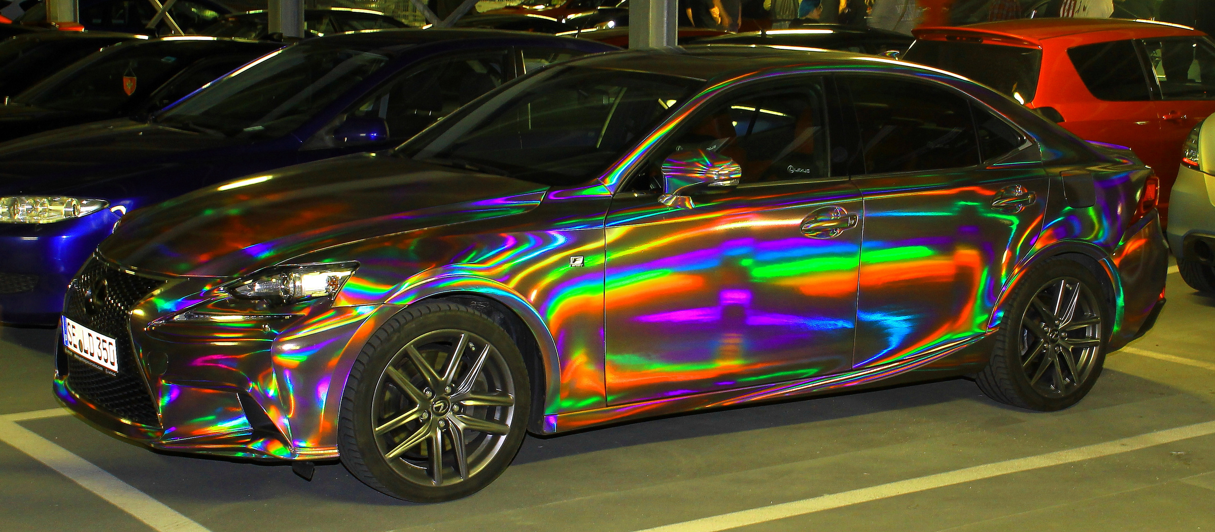 Lexus Rainbow (Chromfolie Spiegelfolie) Foto & Bild