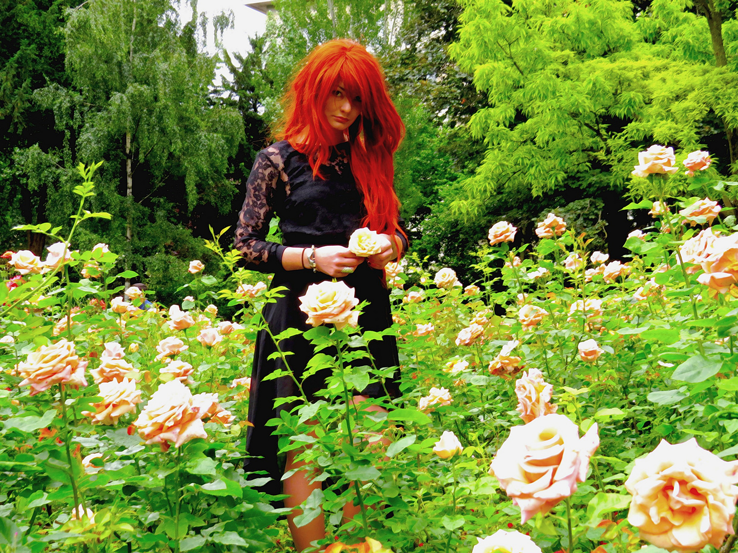 leya Smith ma Muse, premières photos avec un model (photo prise dans le parc de Monceau) Paris