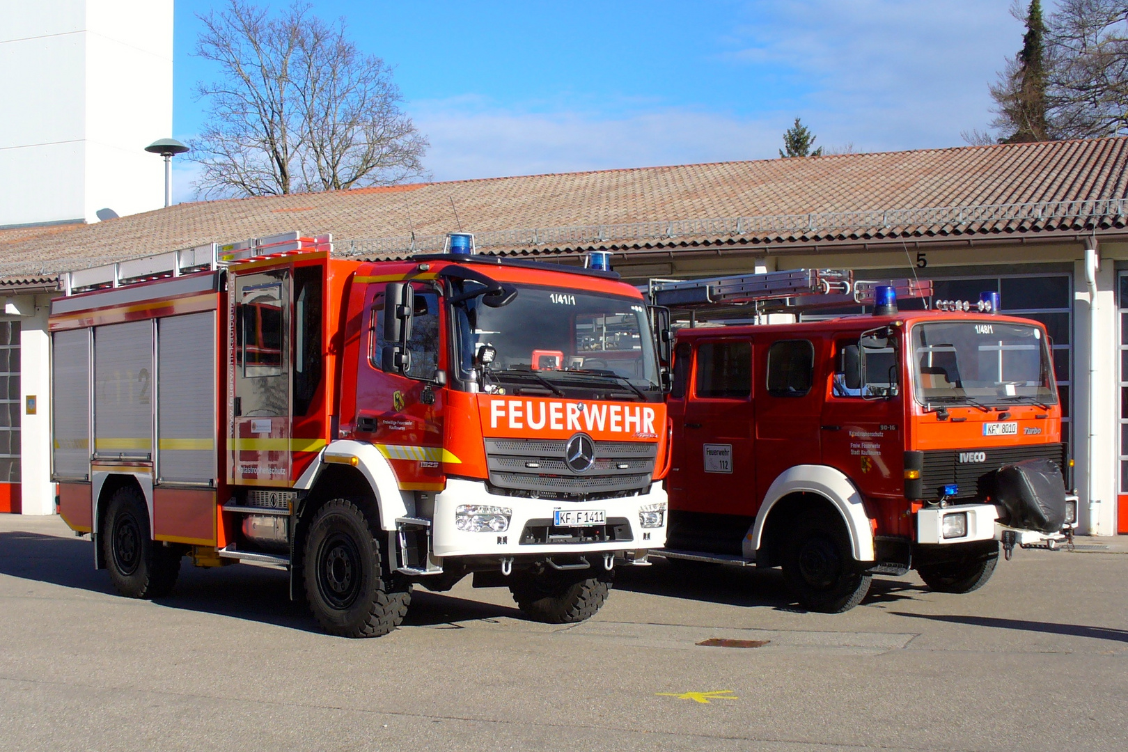 LF 20 KatS der Feuerwehr Kaufbeuren Neu & Alt