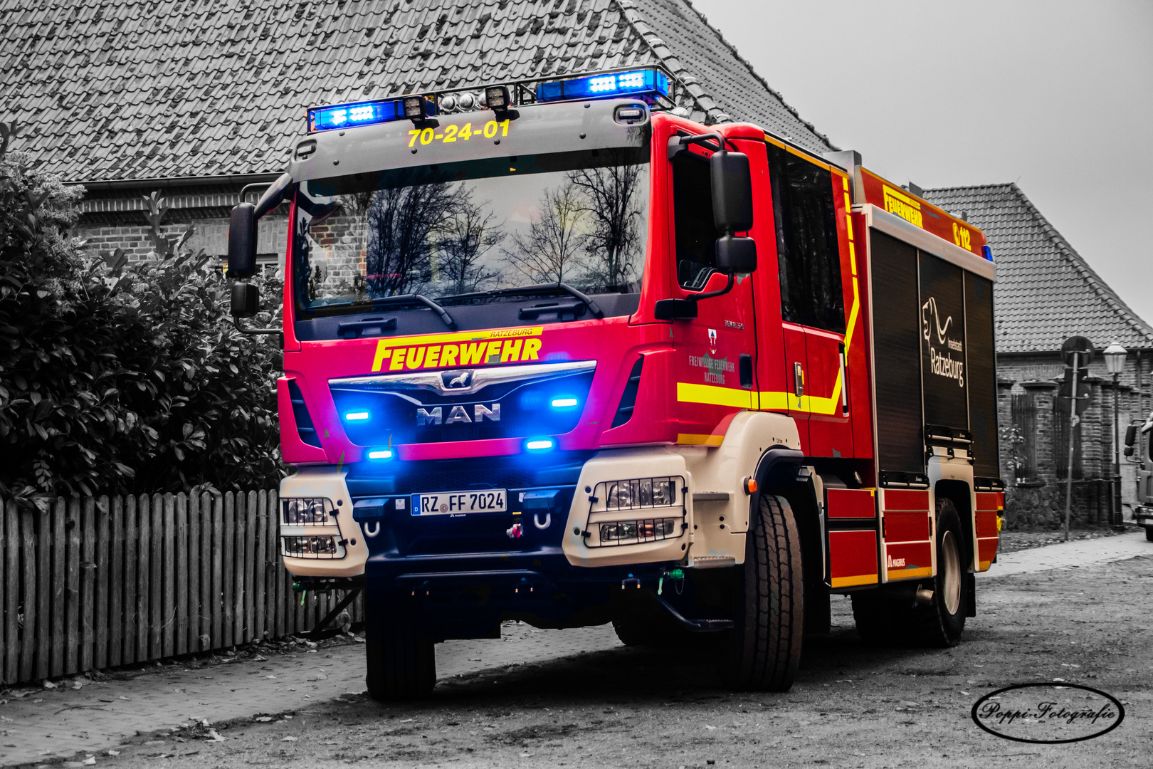 LF 20/40 der FF Ratzeburg Foto & Bild digiart, colorkey, feuerwehr