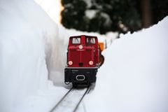 LGB V52 im Schnee