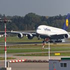 LH A380 Landung in HAM