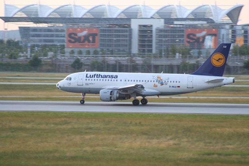 LH / Airbus A319-100 VERDEN mit Sonderlackierung