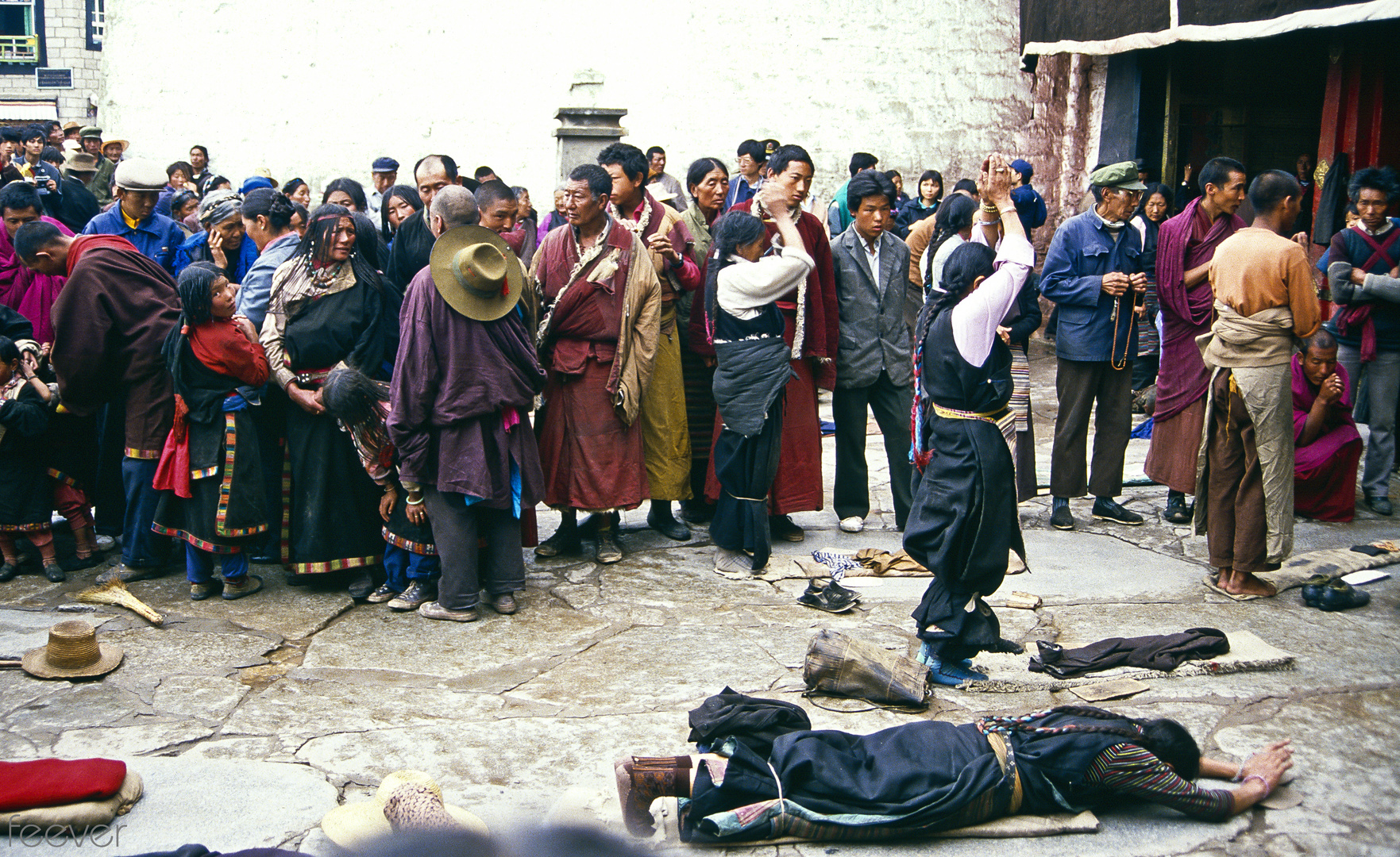 Lhasa 1987: Vor dem Jokhang