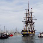 " L'HERMIONE à Cherbourg "