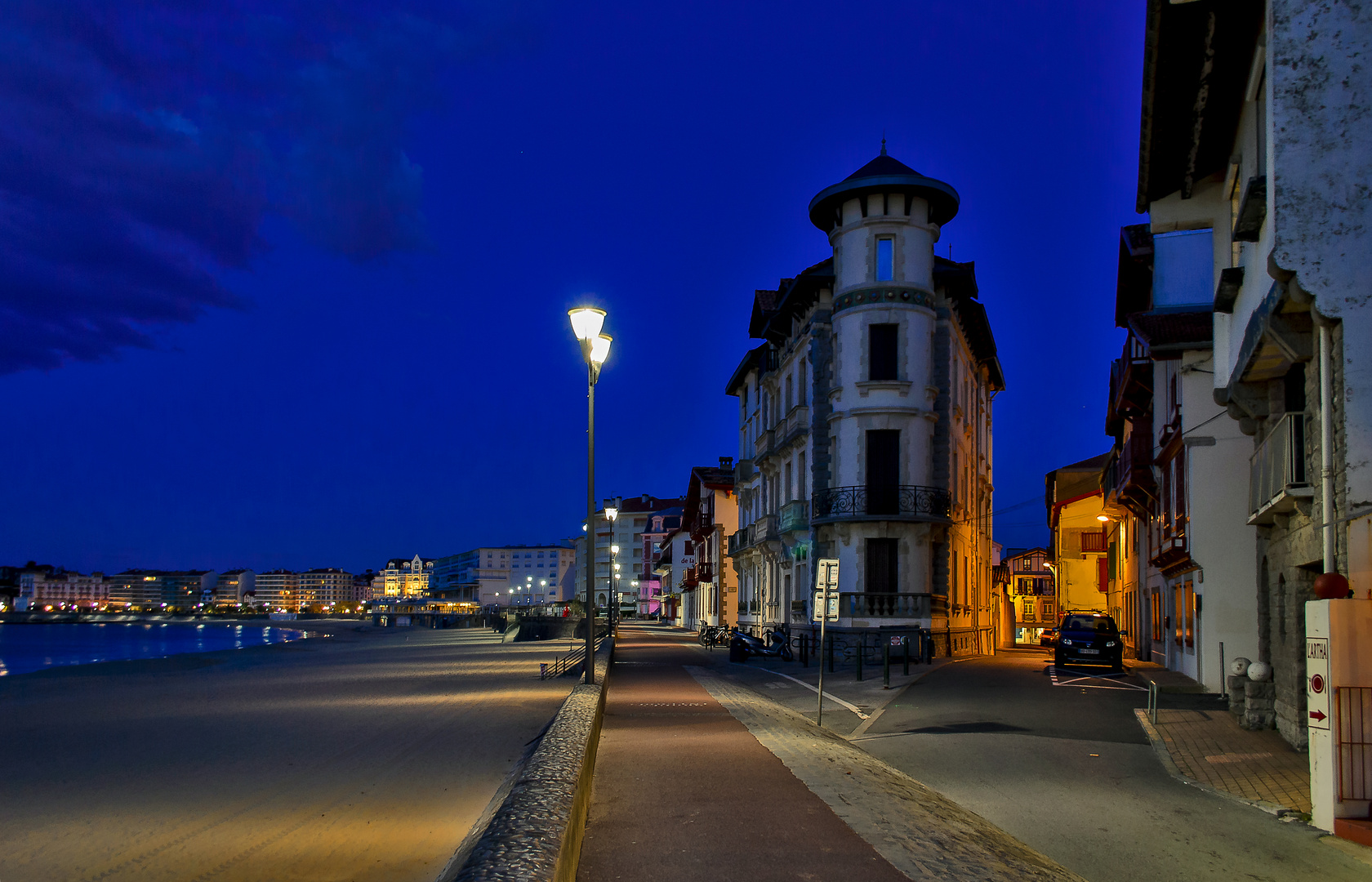 L'heure bleue à St Jean de Luz