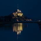 L'heure bleue au Mont-Saint-Michel