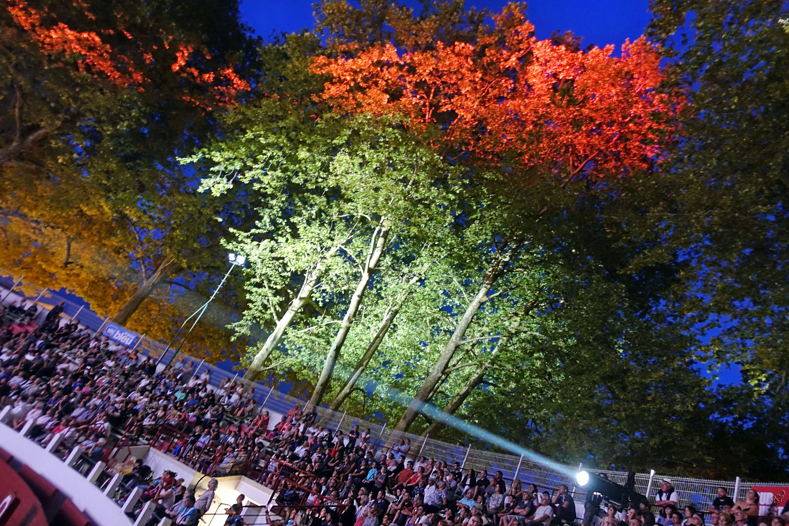 L'heure bleue aux Arènes ...