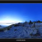 L'heure bleue sur la dune du Pilat et le banc d'Arguin