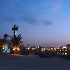 L’heure bleue sur la plage de Jumeira « La Mer »